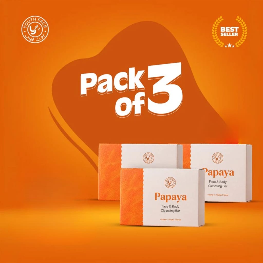 Papaya Beauty Soap pack of 3