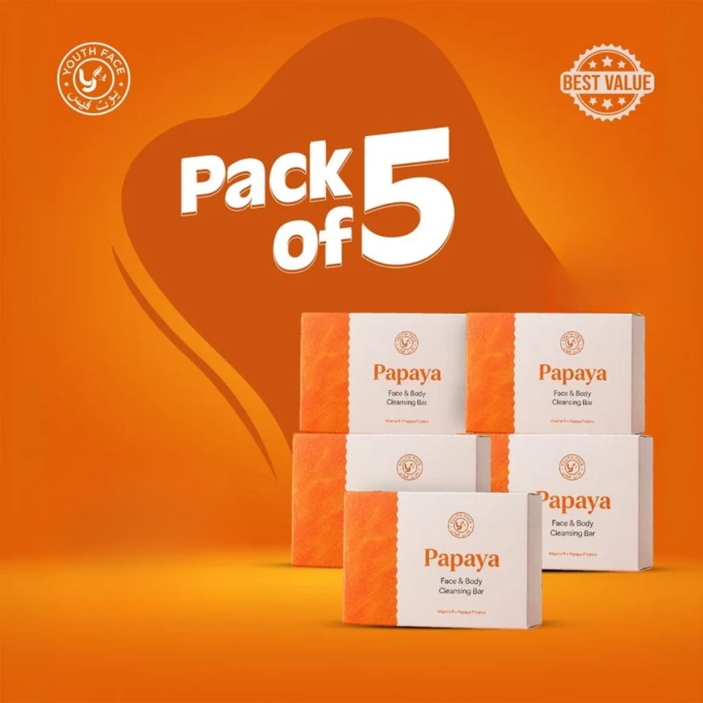 Papaya Beauty Soap pack of 5