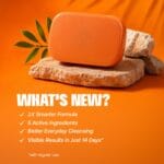Orange papaya beauty cleansing soap bar