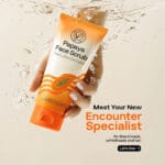 Papaya Face Scrub with rich cleansing foam