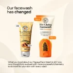 Youth Face Papaya Face Wash old 50ml and new 100ml packaging