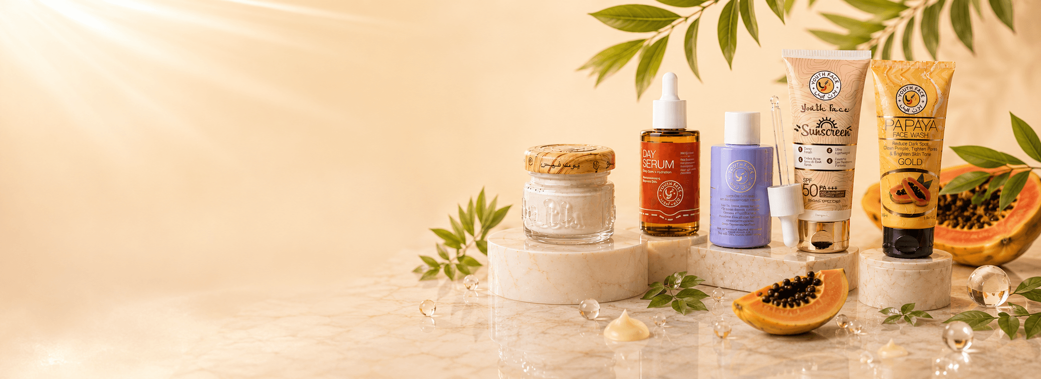 youth face product banner